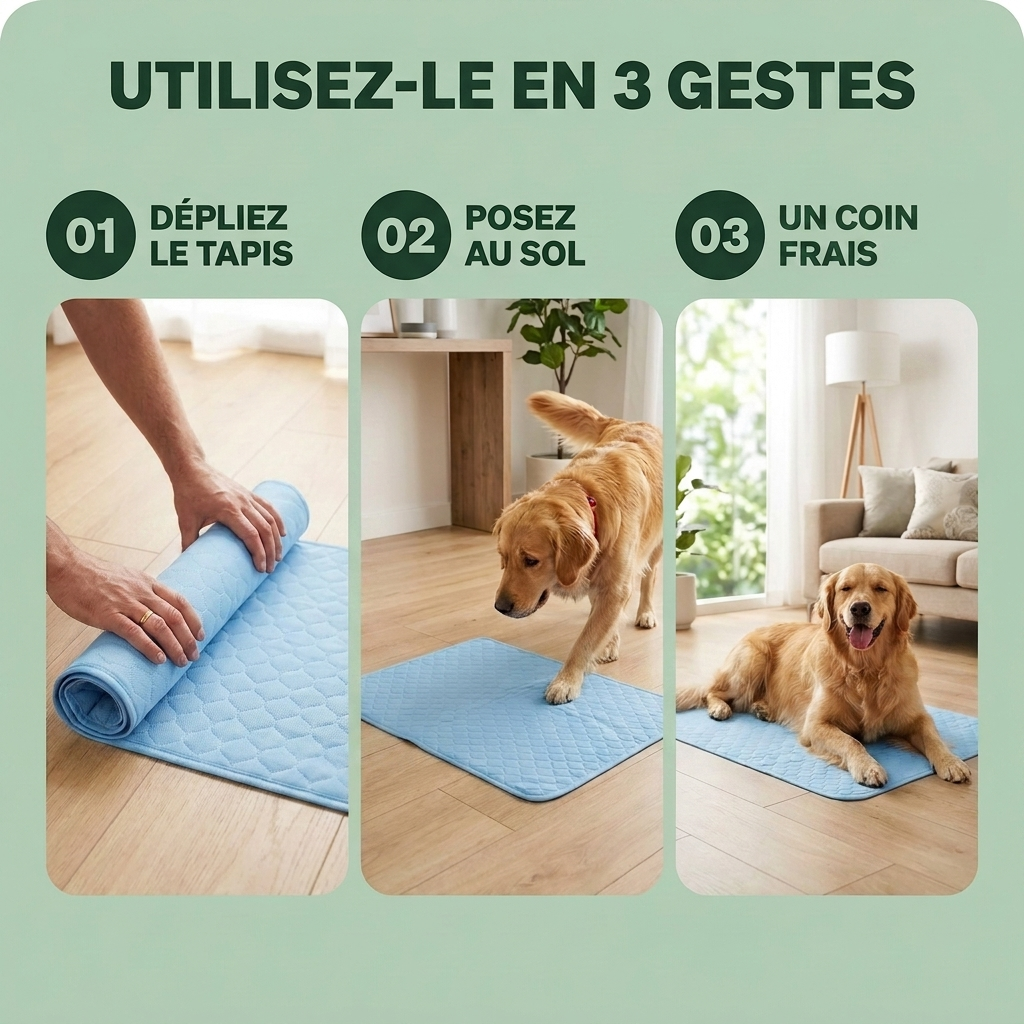 PETBLOUM - Tapis Rafraichissant pour chiens et chats