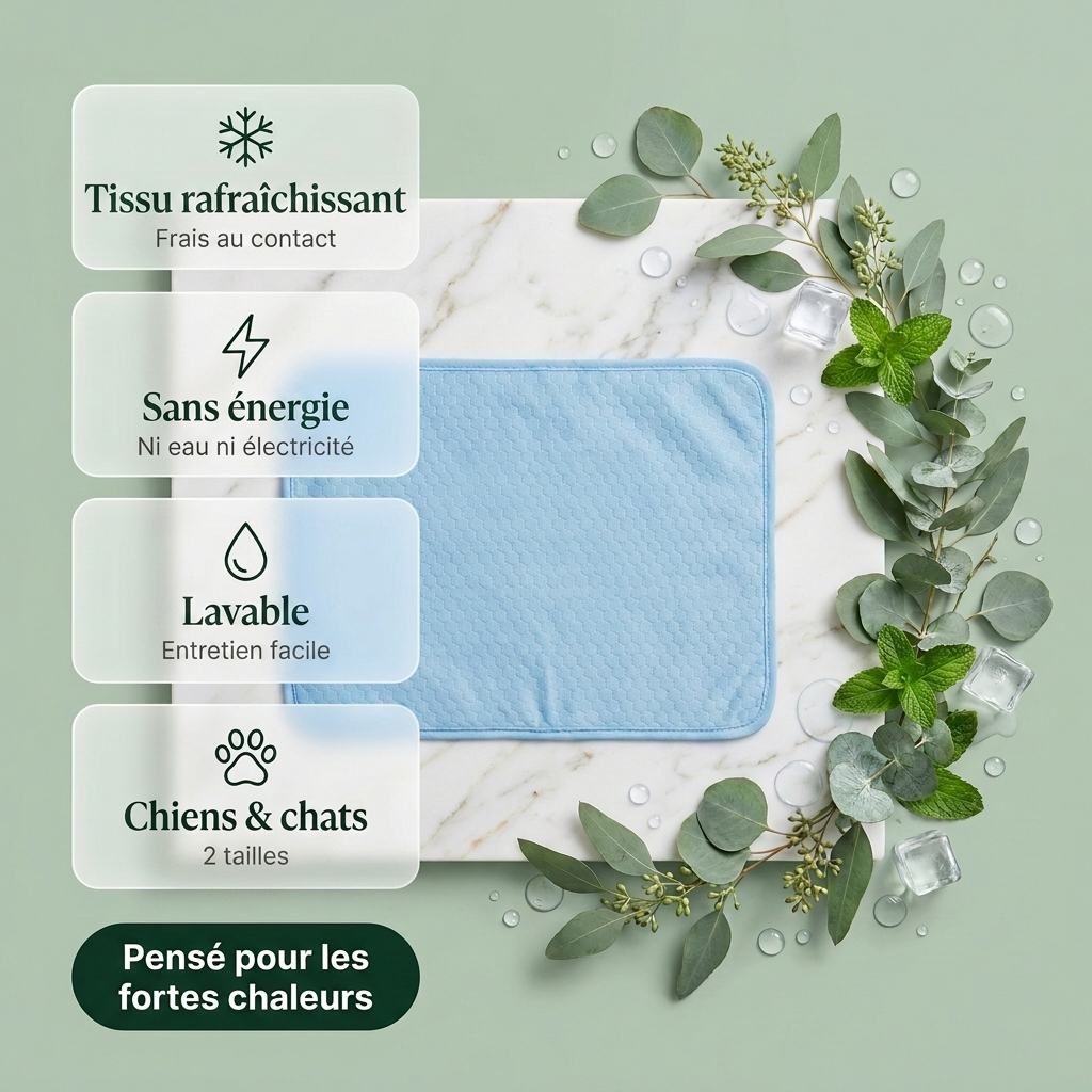 PETBLOUM - Tapis Rafraichissant pour chiens et chats