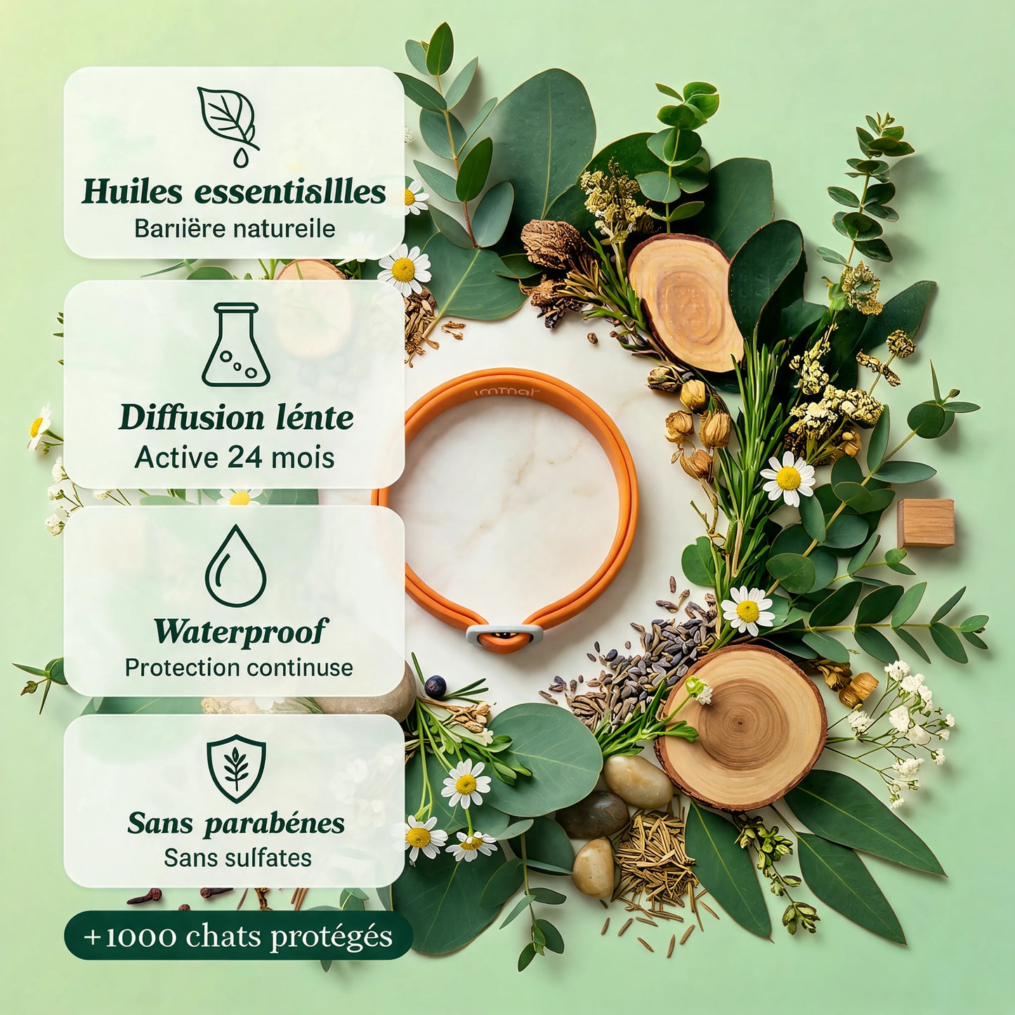 Stoptick - Le collier anti-puces et tiques longue durée.